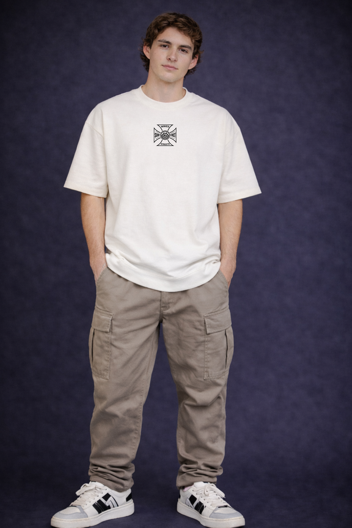 Heavy Rib Tee – Cross Waves