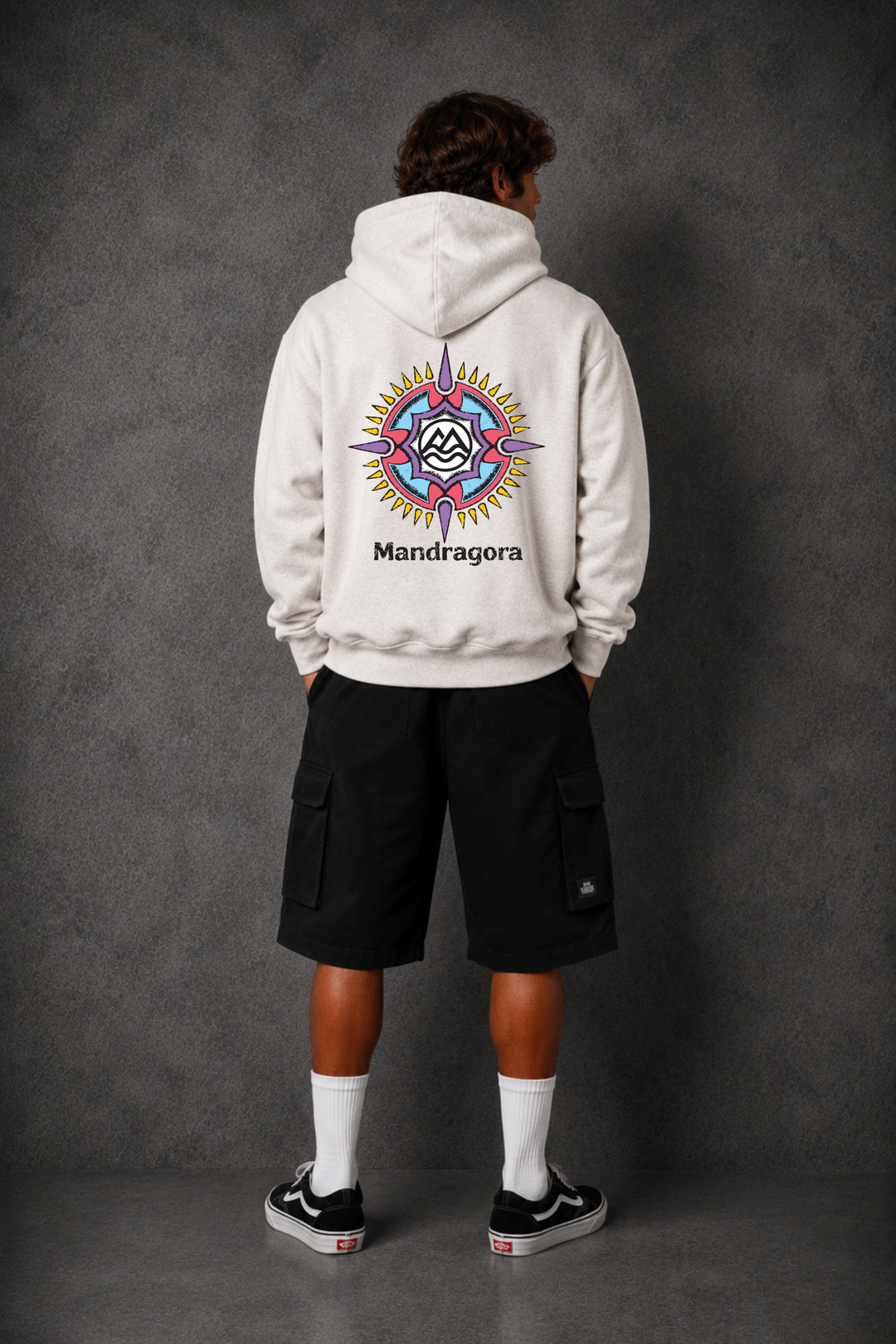 Mandala Tide Hoodie – Relax Fit.