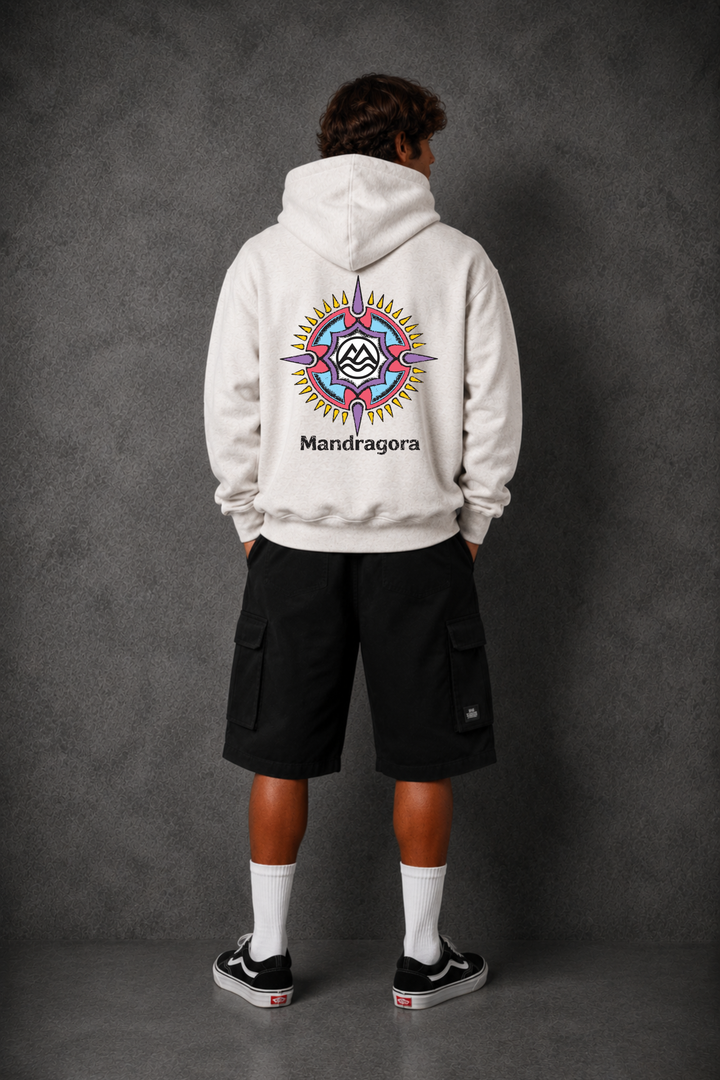 Mandala Tide Hoodie – Relax Fit.