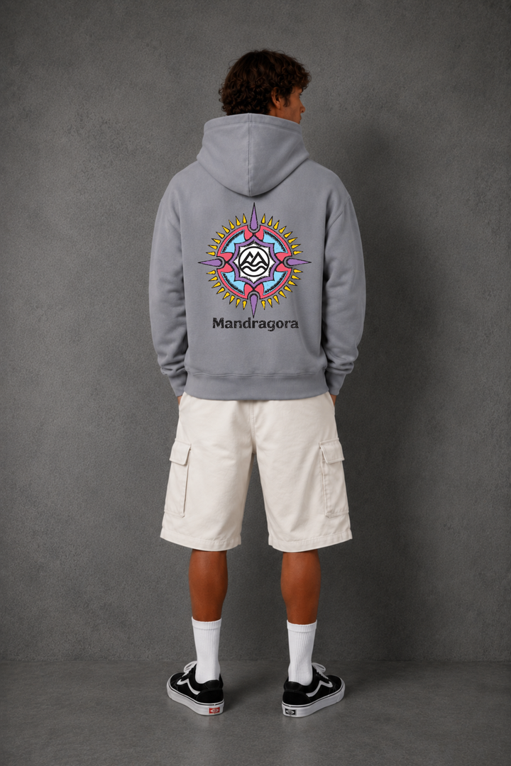 Mandala Tide Hoodie – Relax Fit.