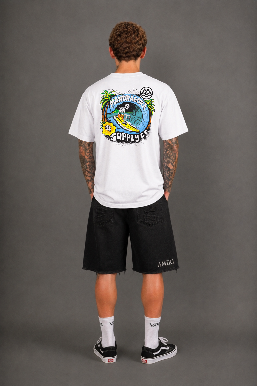 Tropical Skull Tee Regular Fit