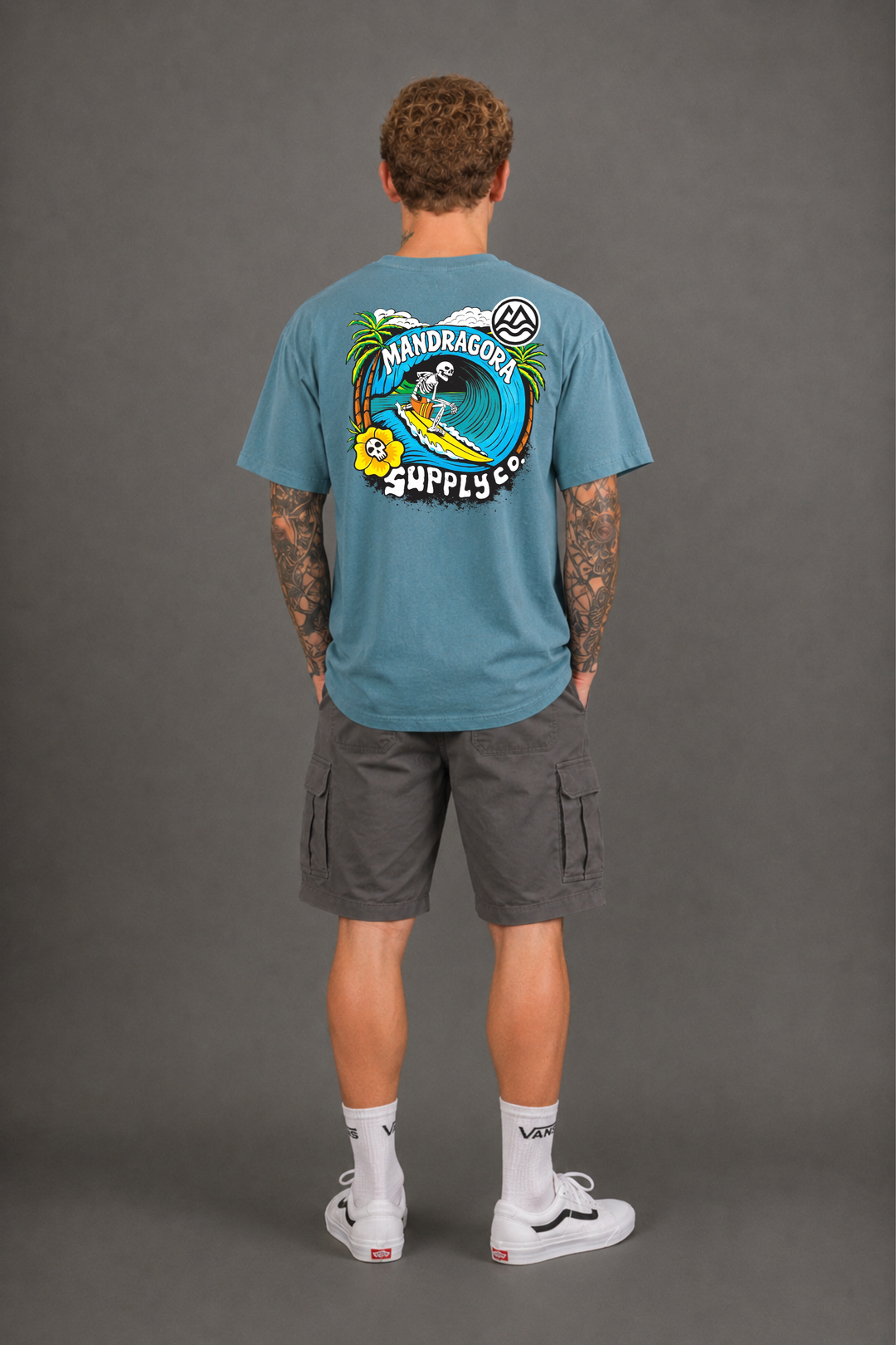 Tropical Skull Tee Regular Fit