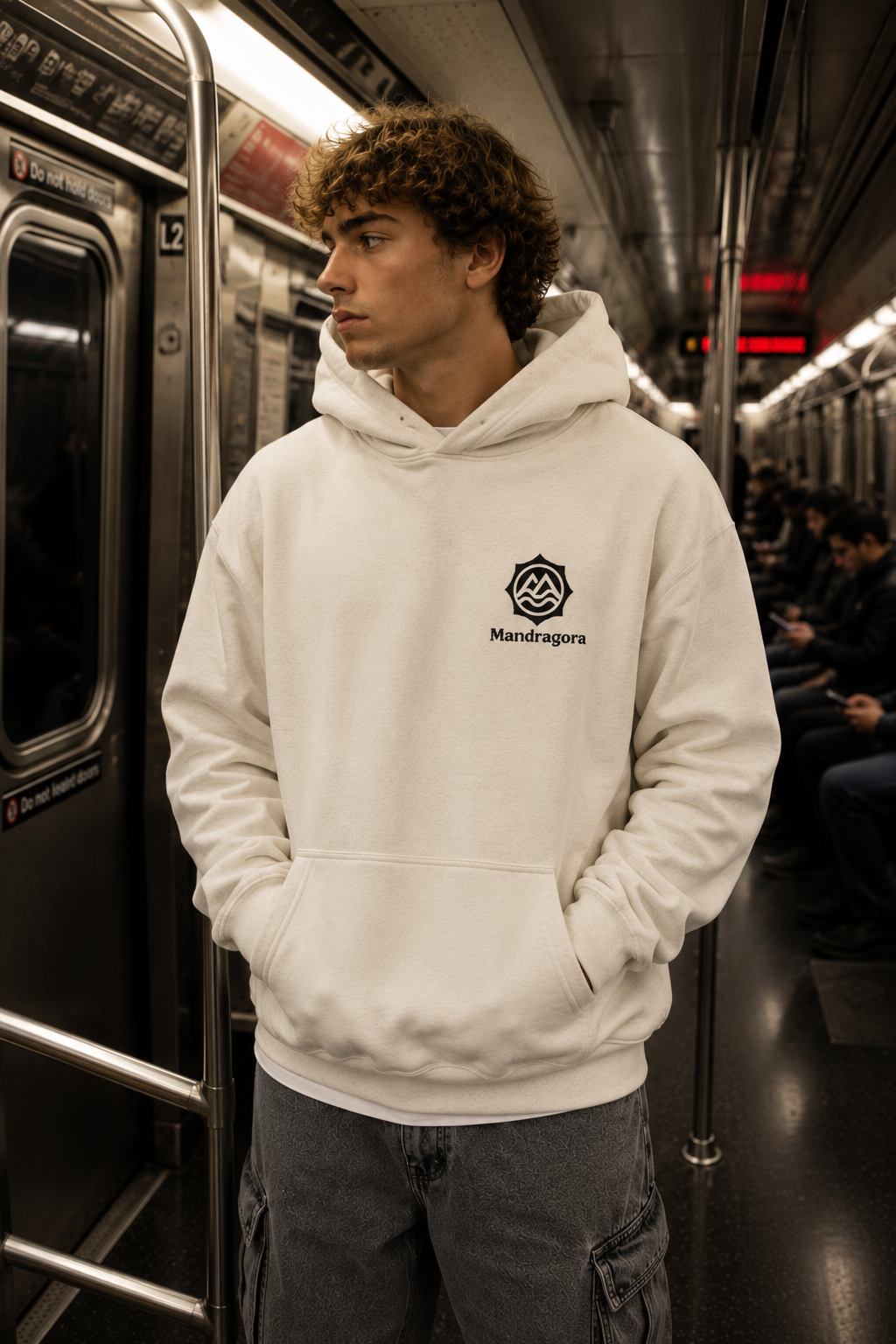 Mandala Tide Hoodie – Relax Fit.