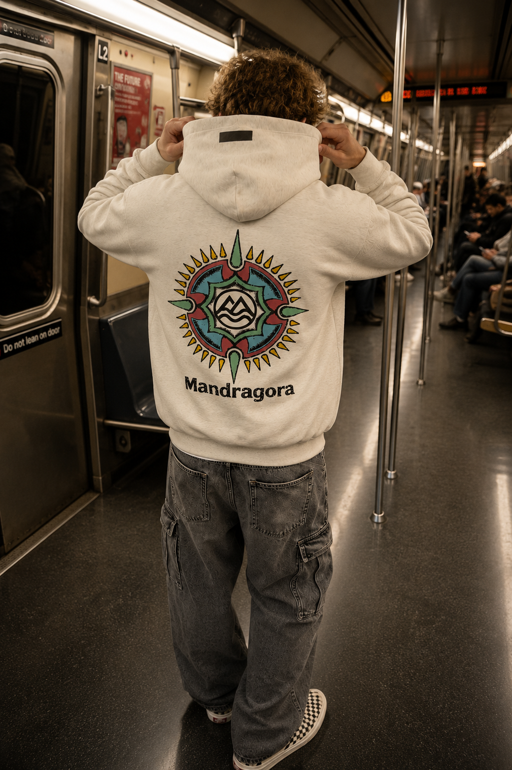 Mandala Tide Hoodie – Relax Fit.