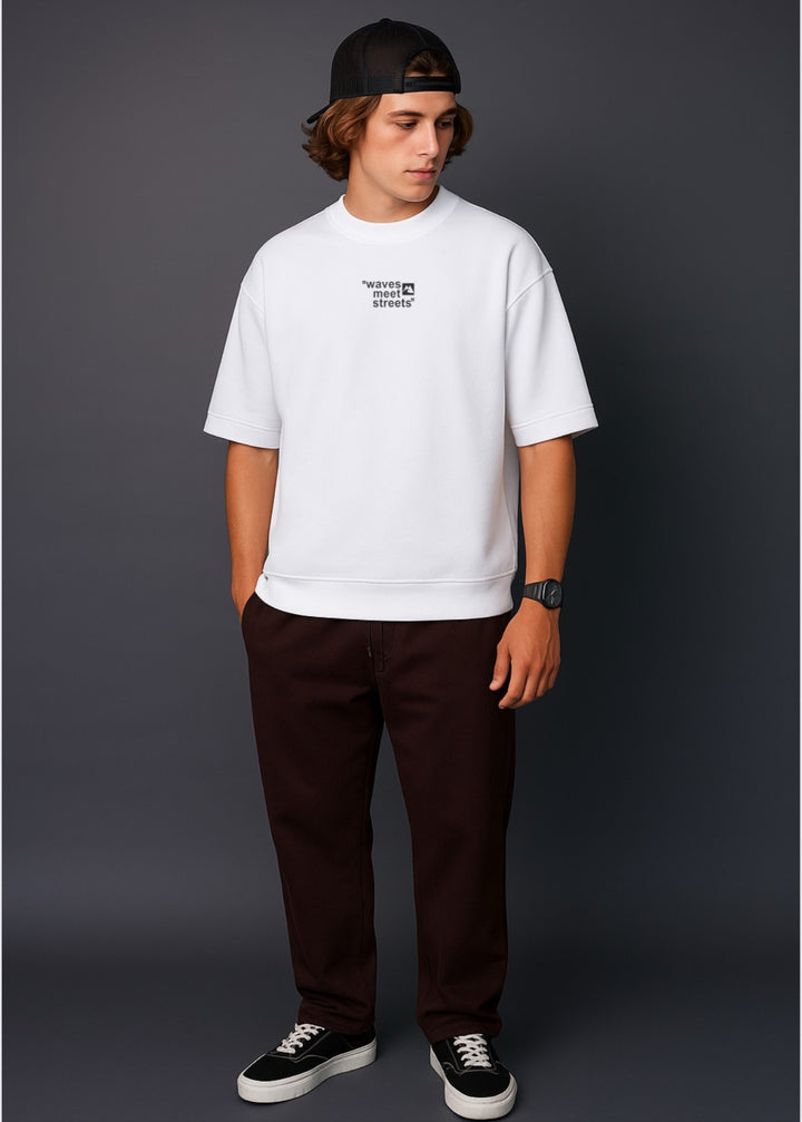 HEAVY RIB TEE WAVES STREET