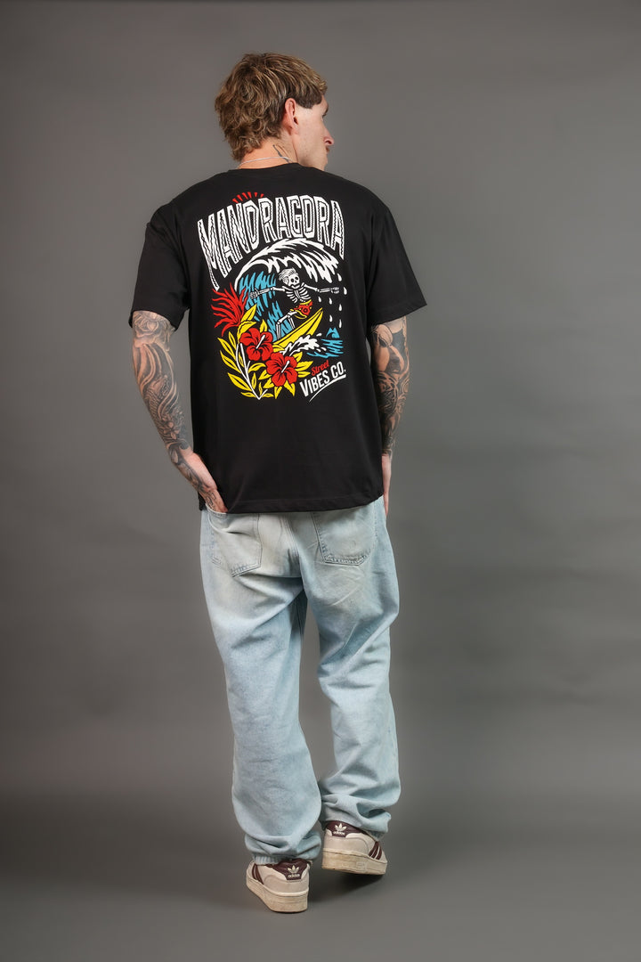Tees Relax Fit ASTRAL SKULL – MANDRÁGORA SURF VIBES CO.
