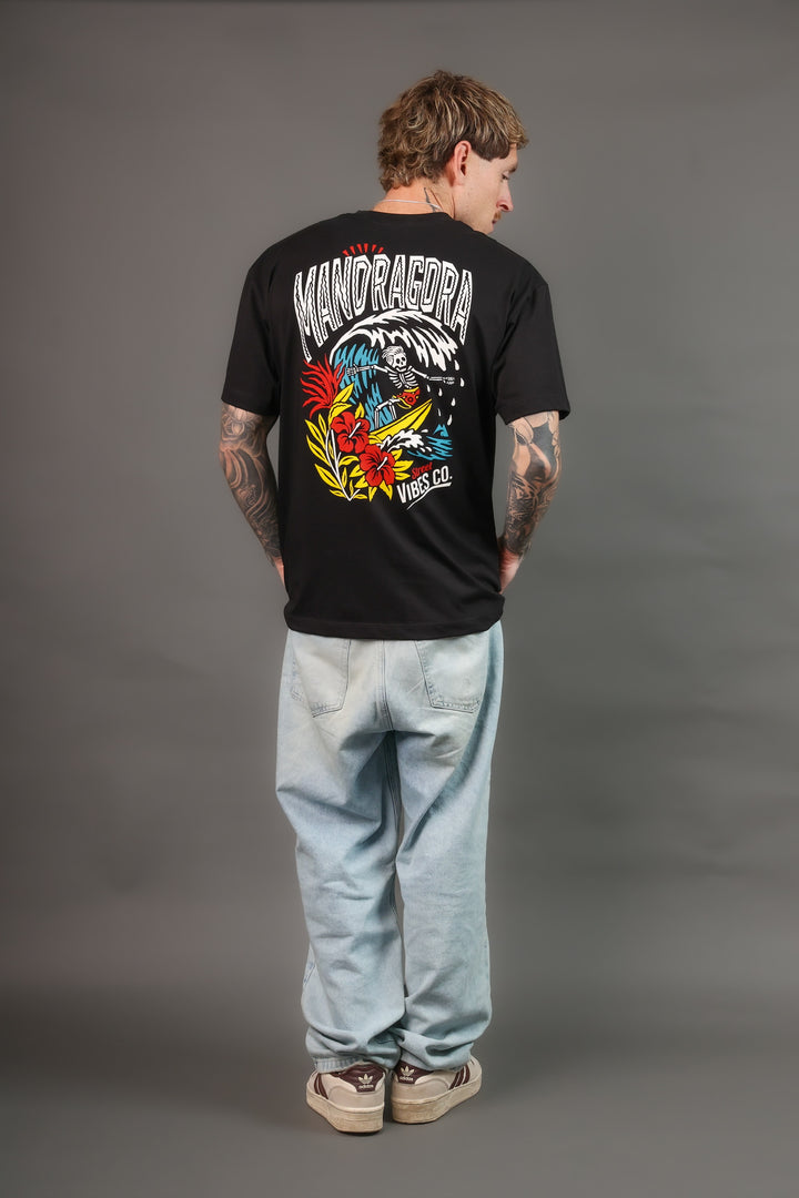 Tees Relax Fit ASTRAL SKULL – MANDRÁGORA SURF VIBES CO.