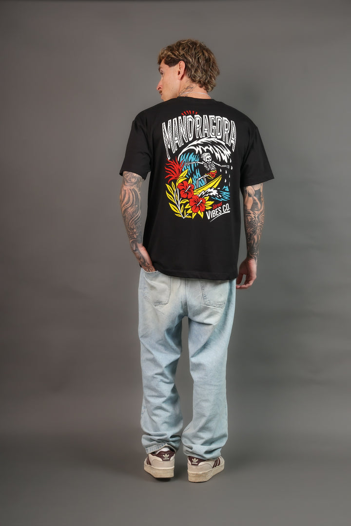 Tees Relax Fit ASTRAL SKULL – MANDRÁGORA SURF VIBES CO.